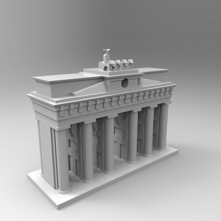 brandenburg gate necklace image