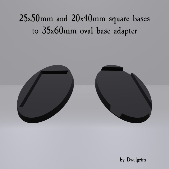 Square base to round adapters image