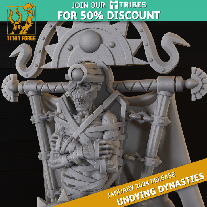 Undying Dynasties Battle Standard Bearer