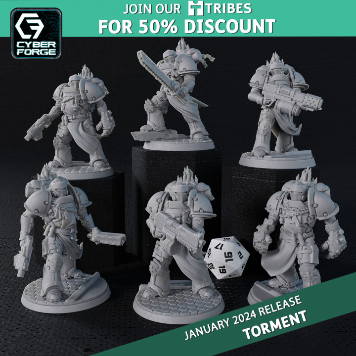 Cyber Forge Torment Grim Realms Black Knight Inductees image