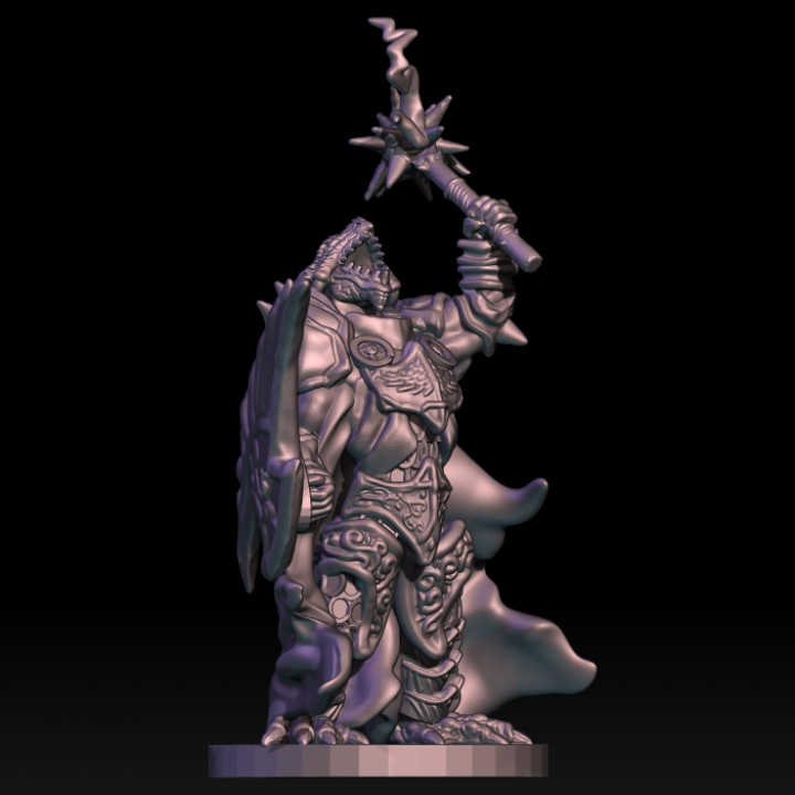 Bronze Dragonborn Paladin  |  Presupported image