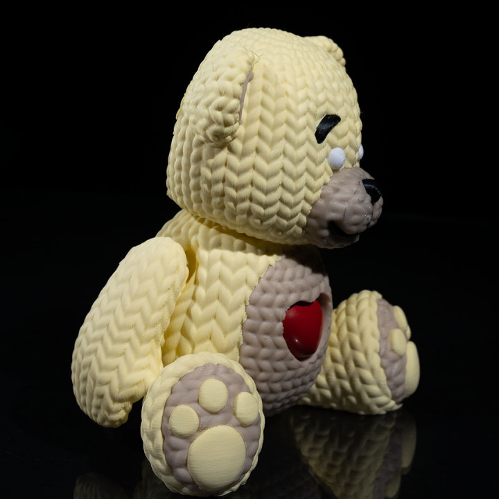 ハートキルトがま口ポーチ✩⃛Teddy Beddy Bear Fisher Price Happy House The Day Teddy Beddy Bear Got Lost