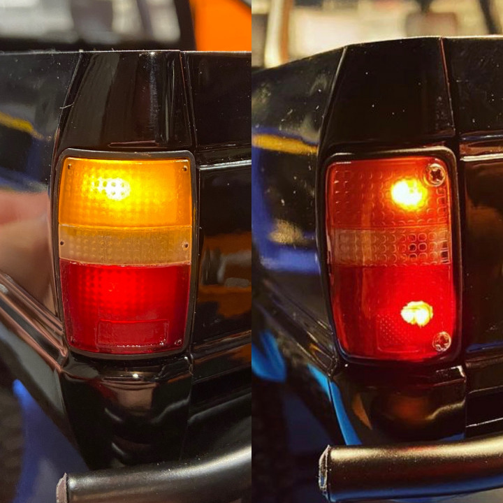 87 Toyota XtraCab & 85 4Runner Ultra Scale Tail Lights image