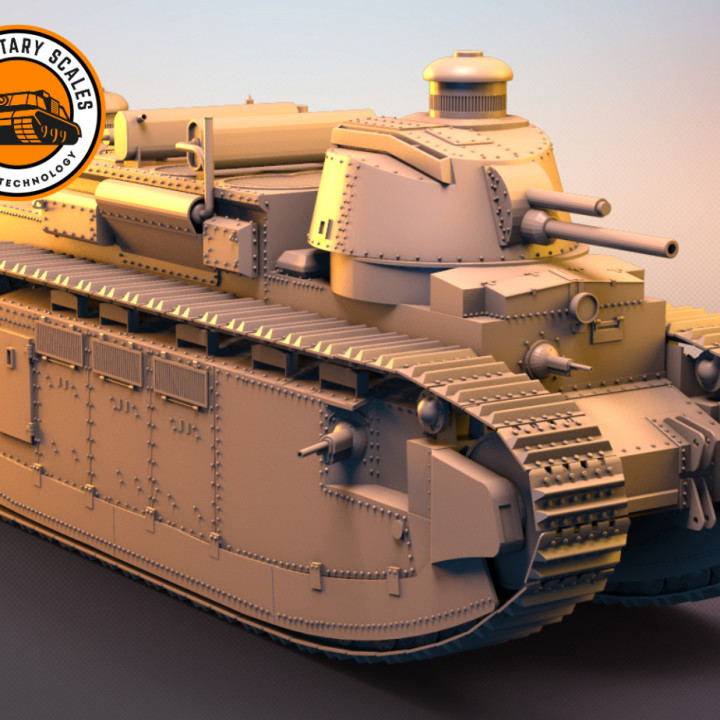 3D Printable Char 2C by MilitaryScales