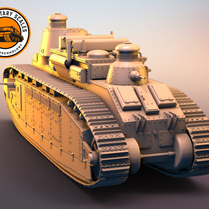 3D Printable Char 2C by MilitaryScales