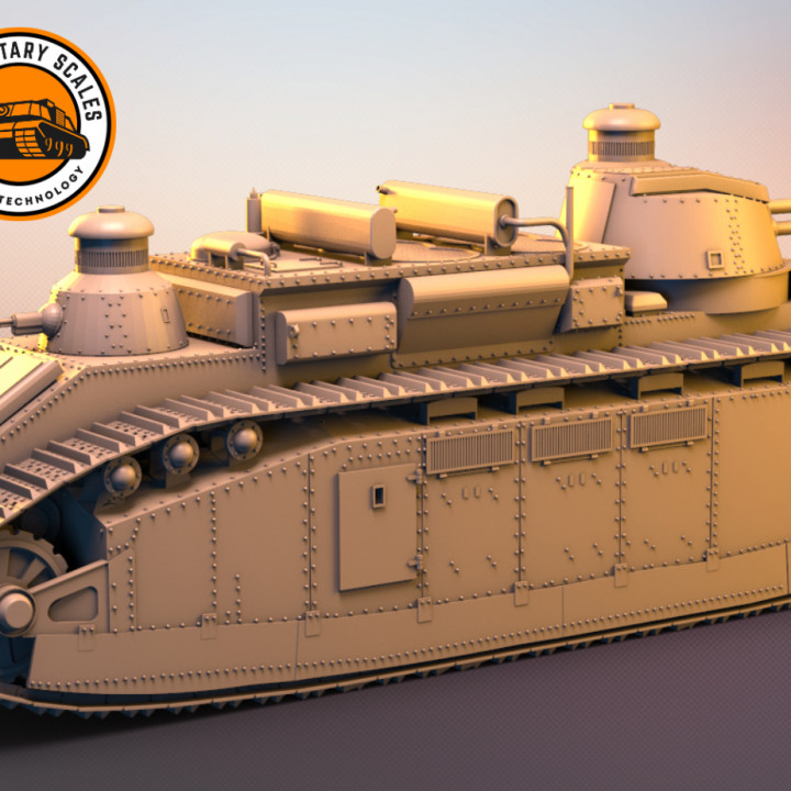 3D Printable Char 2C by MilitaryScales