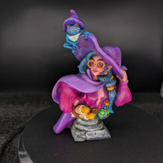 Picture of print of [BUST] Ruby The Witch [PRE-SUPPORTED] Female Wizard Sorceress