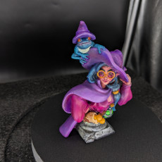 Picture of print of [BUST] Ruby The Witch [PRE-SUPPORTED] Female Wizard Sorceress