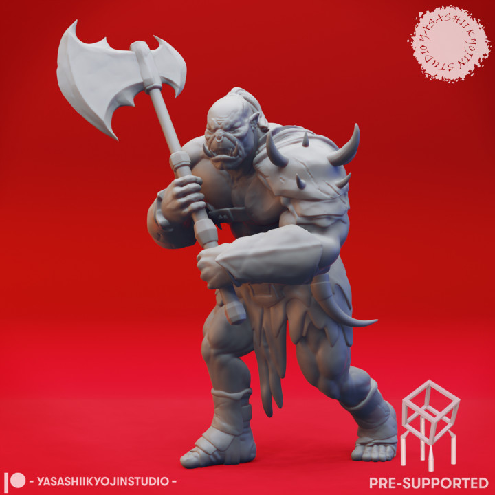 Clan of Orcs - Tabletop Miniatures (Pre-Supported) image