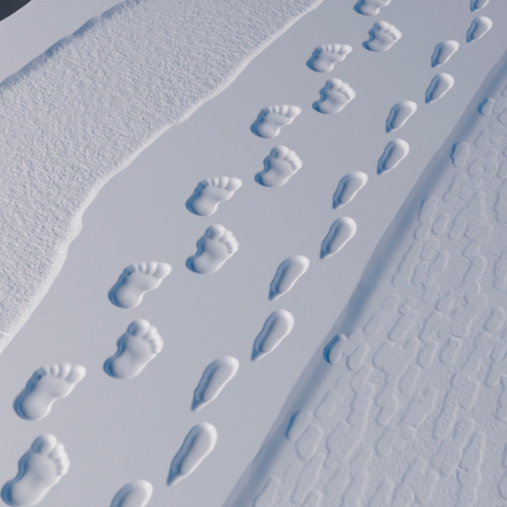 DnD Terrain Rollers – Snow Landscape image