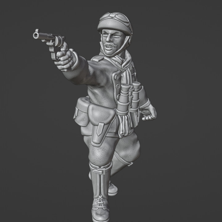 28mm French dragon porte officer image