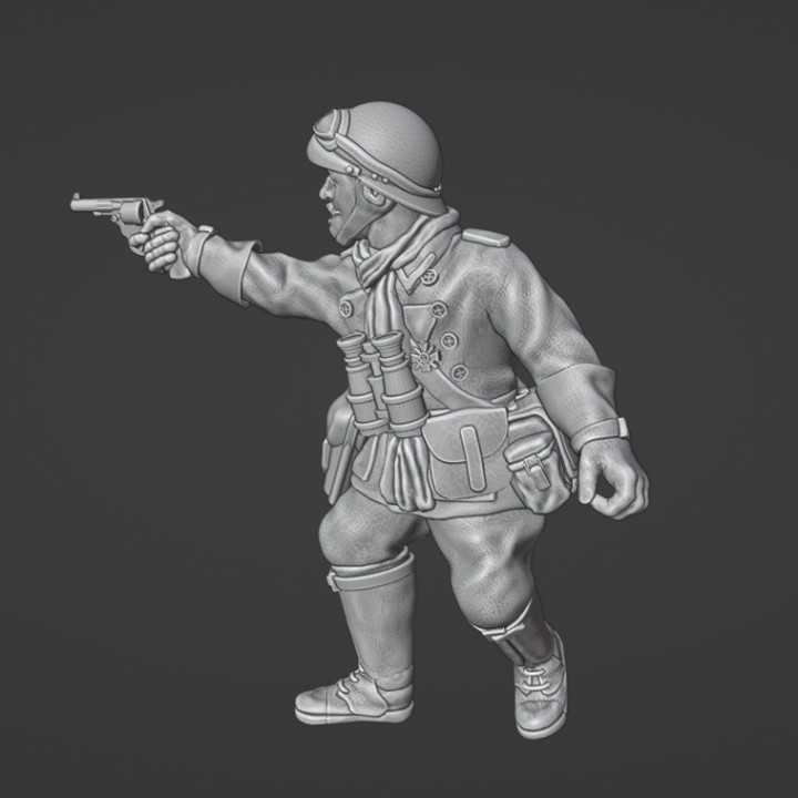 28mm French dragon porte officer image