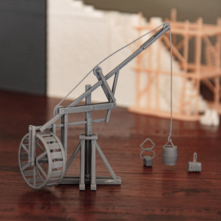 Roman Crane with Treadmill and cargo image