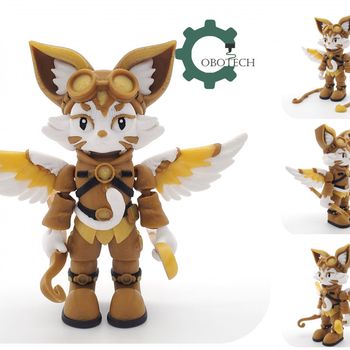 Cobotech Articulated Steampunk Cat Cupid by Cobotech image