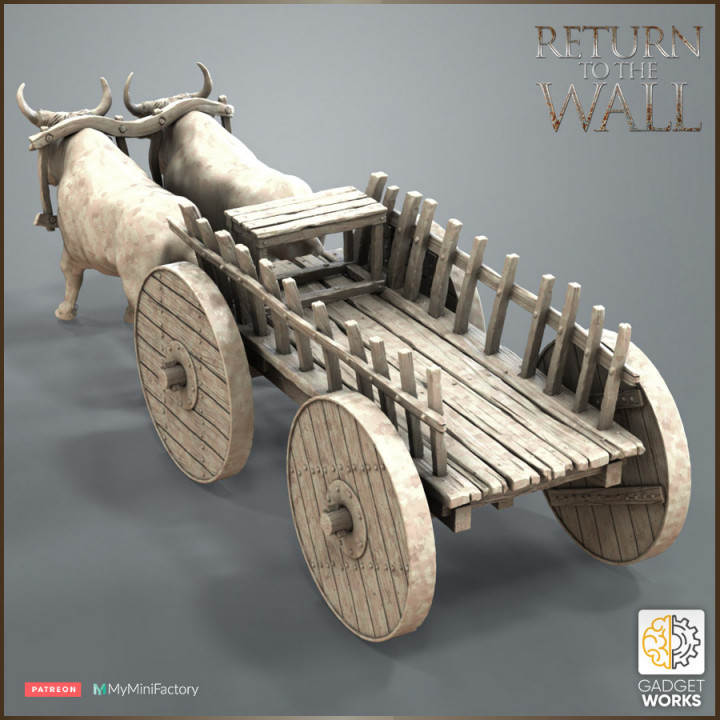 Roman Ox Cart - Wagon