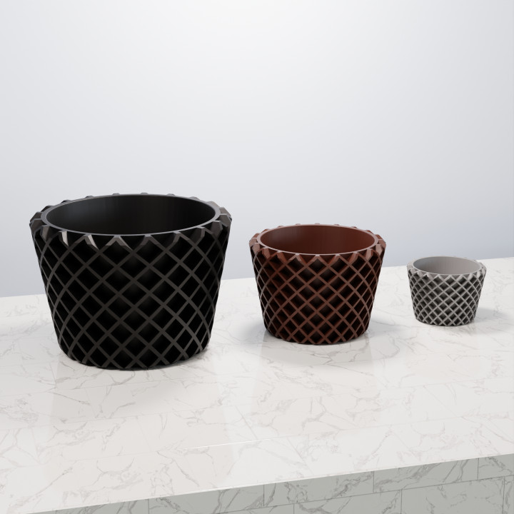 Plant Pot 3D Print File image