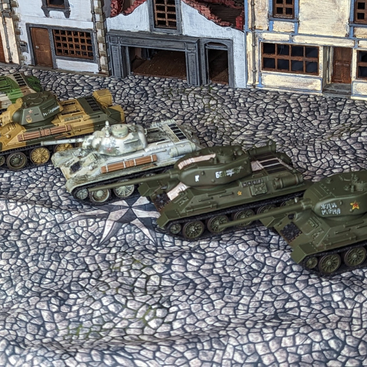 STL Pack - Light Tanks T-34 Collection (5 in 1) (USSR, WW2) image