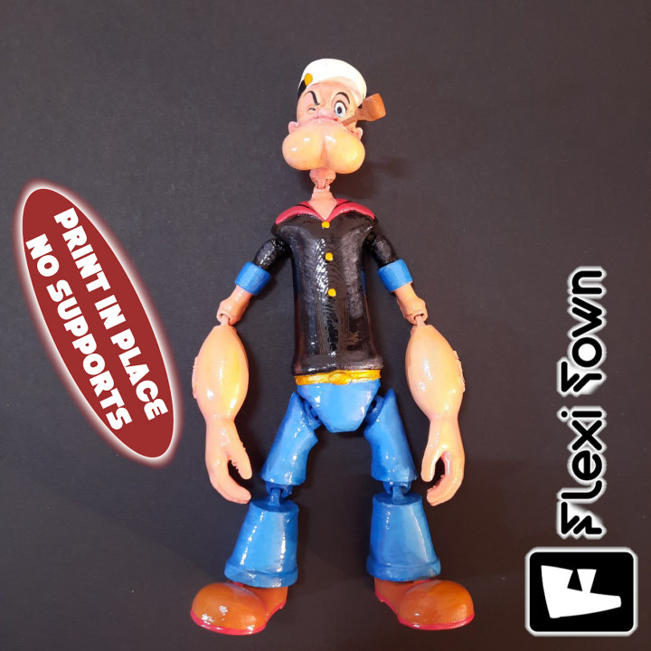 Flexi Print-in-Place Popeye image