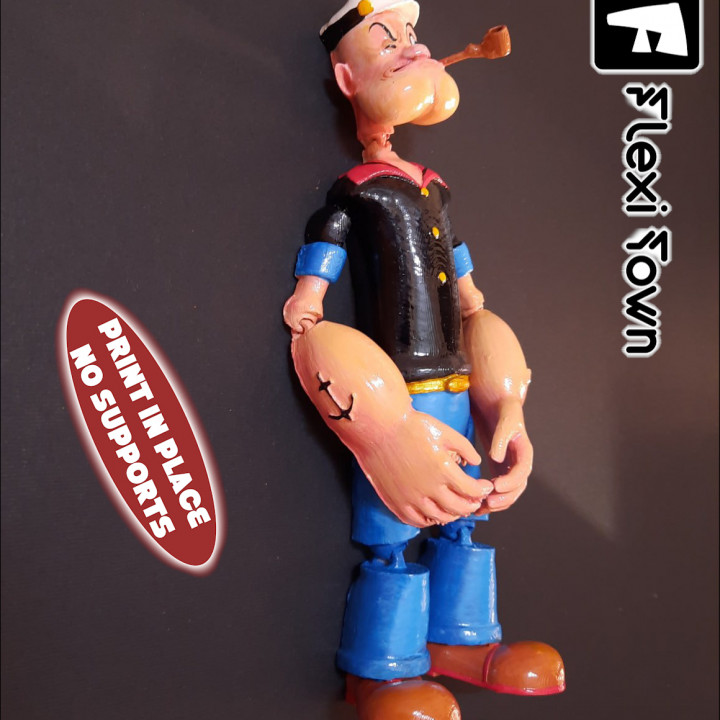 Flexi Print-in-Place Popeye image