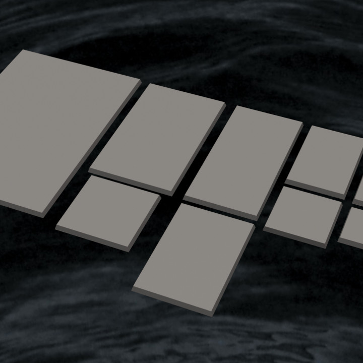 Basic Square Bases for Wargaming image