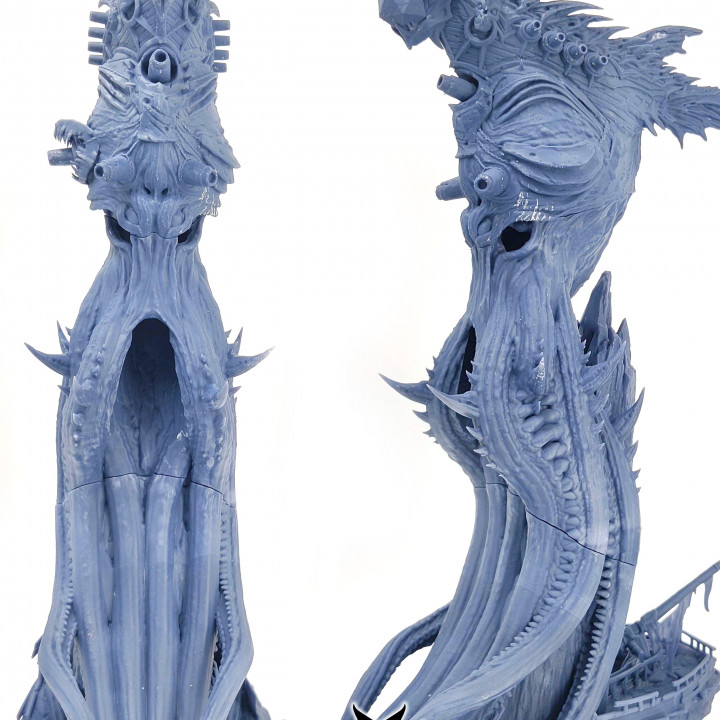 Kraken Dice tower (25cm tall) (large printer needed) image