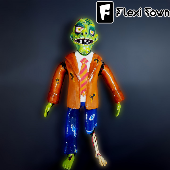Flexi Print-in-Place Creepy Zombie