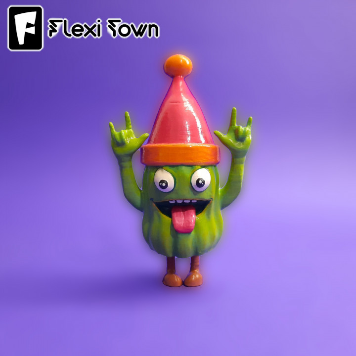 Flexi Print-in-Place Happy Cactus image