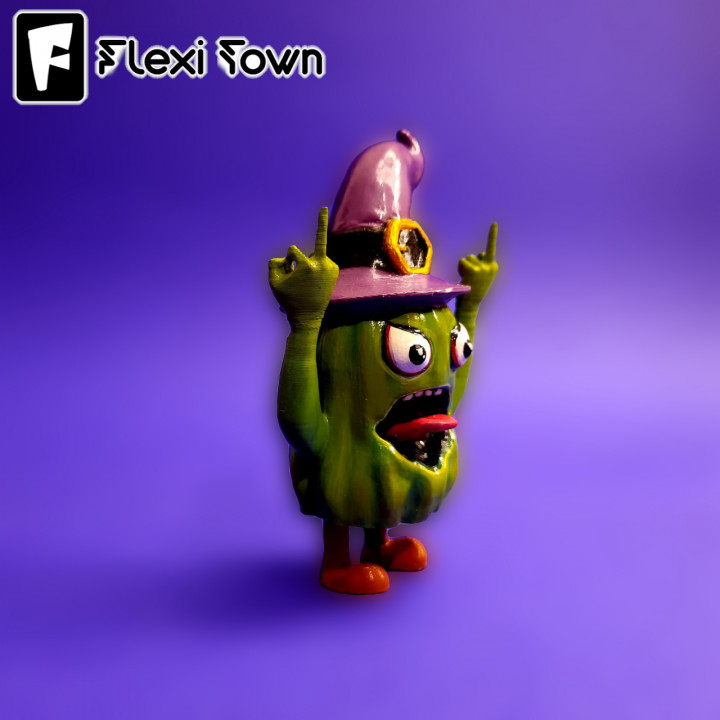Flexi Print-in-Place Angry Cactus
