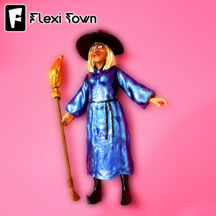 Flexi Print-in-Place Witch image