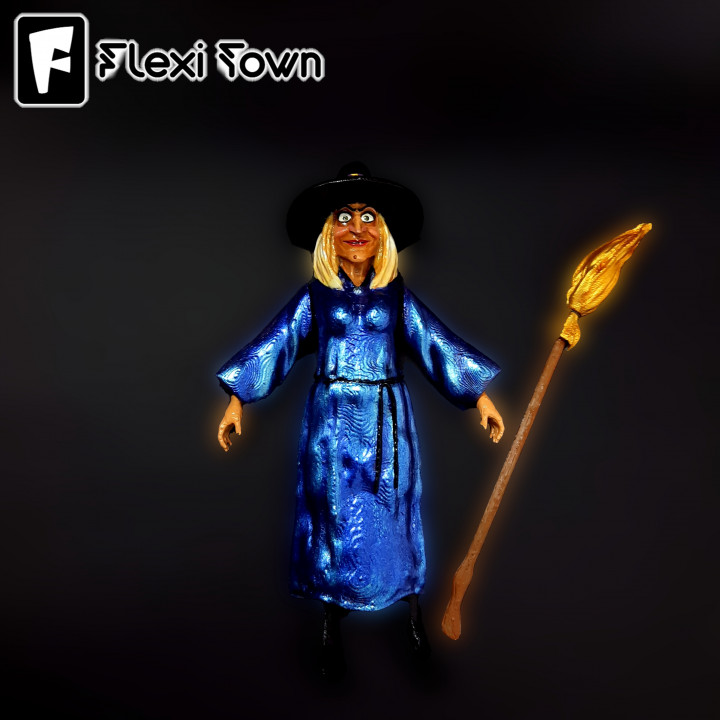 Flexi Print-in-Place Witch image