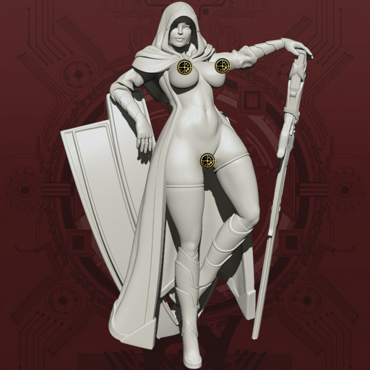 Glamorous Machine Mage Mese - NSFW Gear Pinup