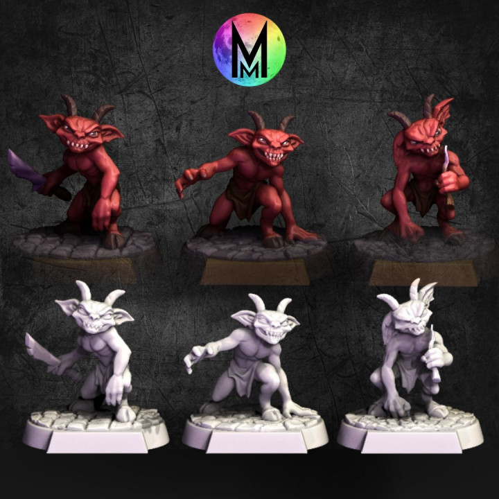 Imps - mischievous Imps set ( set of imps )