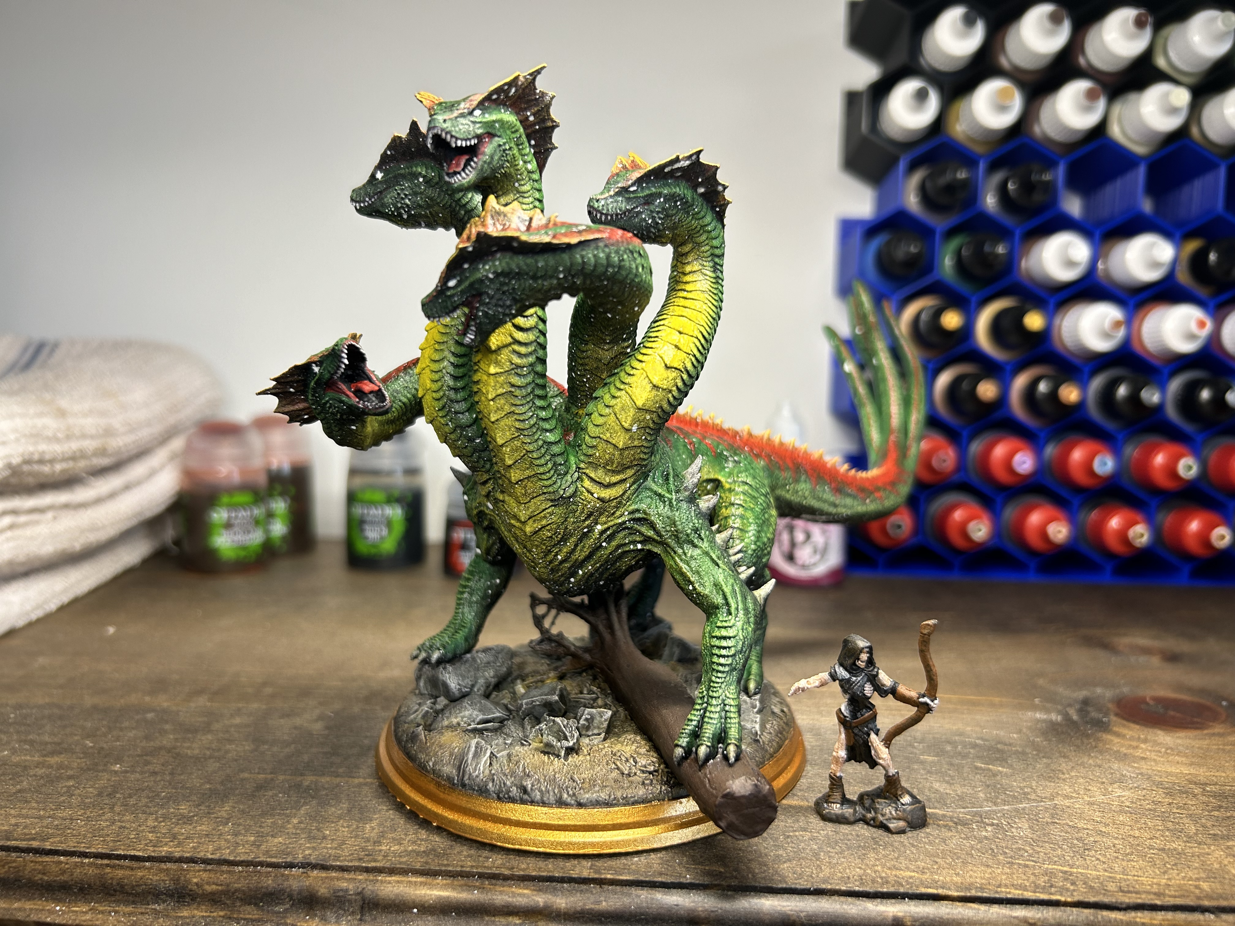3D Printable Zyphraxis, the Twilight Hydra by Evox Arts
