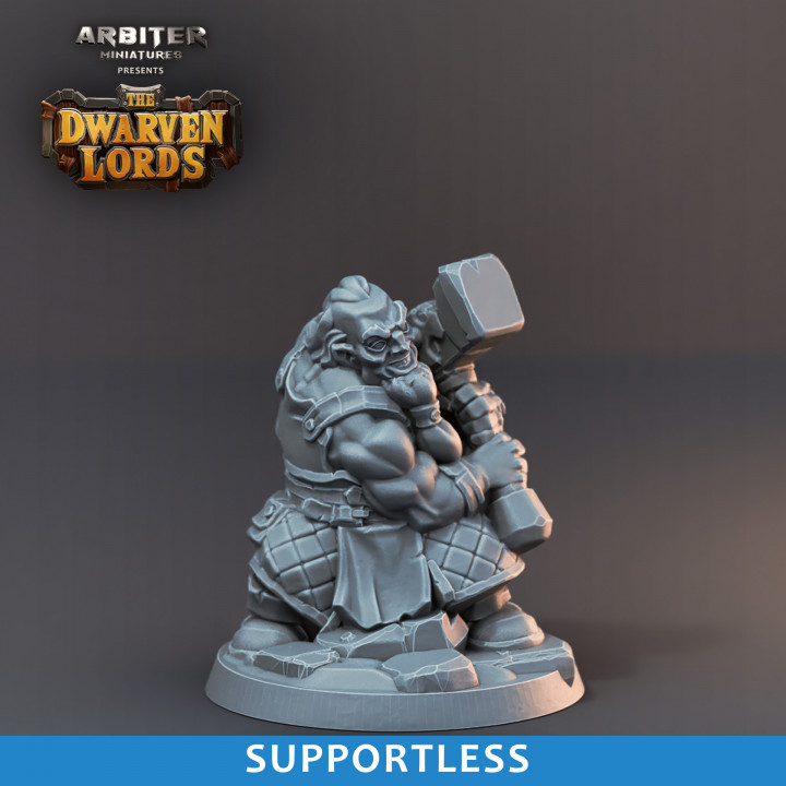 Supportless Dwarf Blacksmith 01 image
