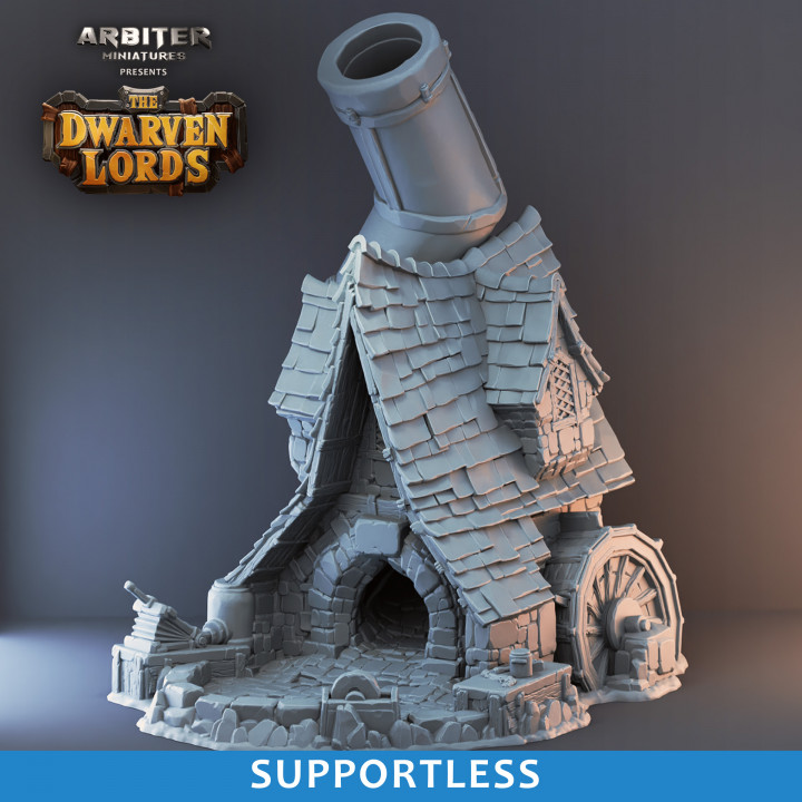 Supportless Dice tower, Dwarf Blacksmith