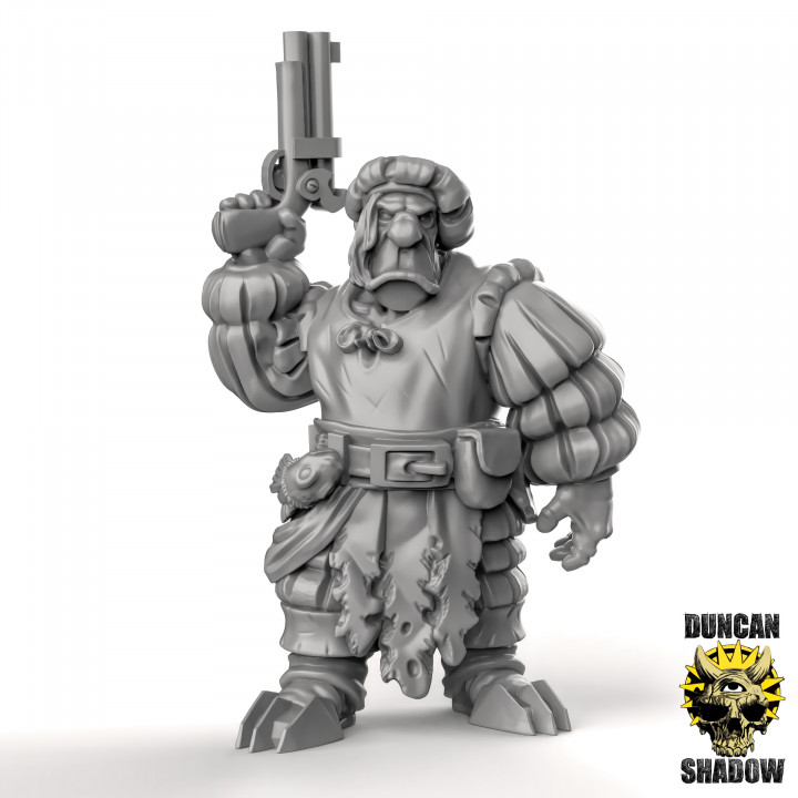 Empire Ogres with Pistols (Pre Supported) image