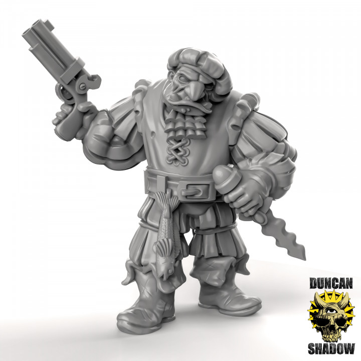 Empire Ogres with Pistols (Pre Supported) image