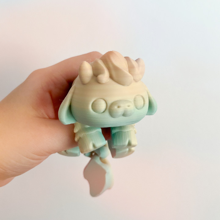 3D Printable Cow Flexi by Layersingreen