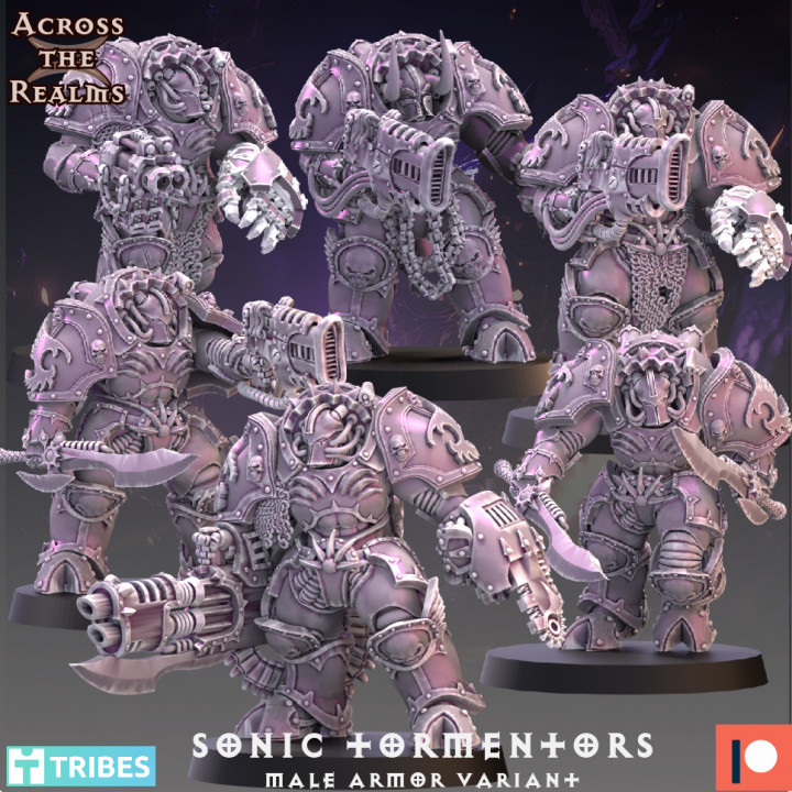Sonic Tormentors - Male armor variants image