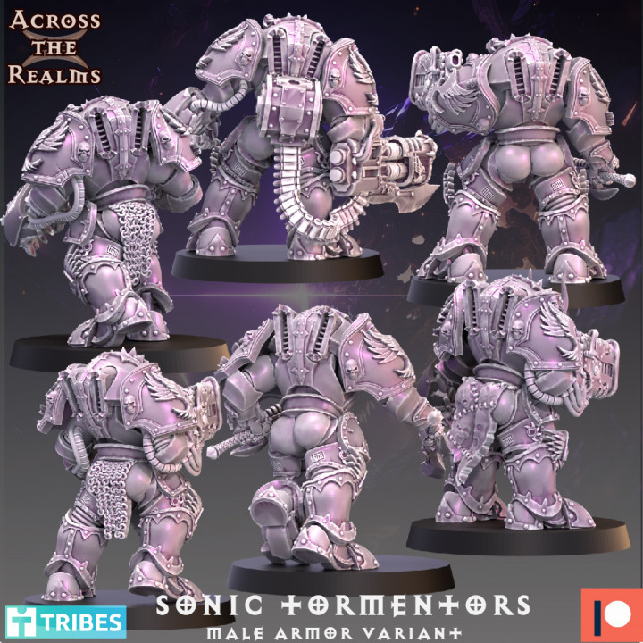 Sonic Tormentors - Male armor variants image