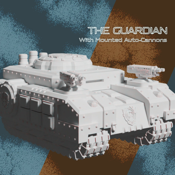 Enforcer Tank (Modular Kit) for 32mm Scale Scifi Wargames image