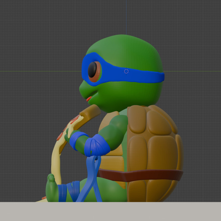 CUTE BABY NINJA TURTLE - NO SUPPORT image