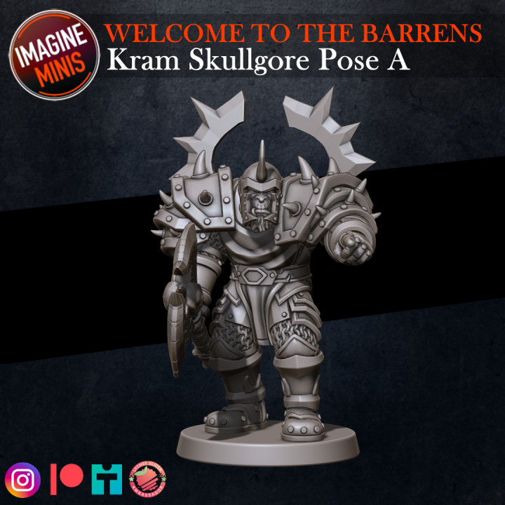 Welcome to the Barrens - Kram Skullgore Pose A image