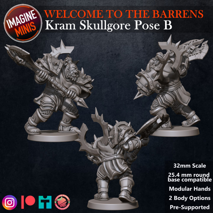 Welcome to the Barrens - Kram Skullgore Pose B