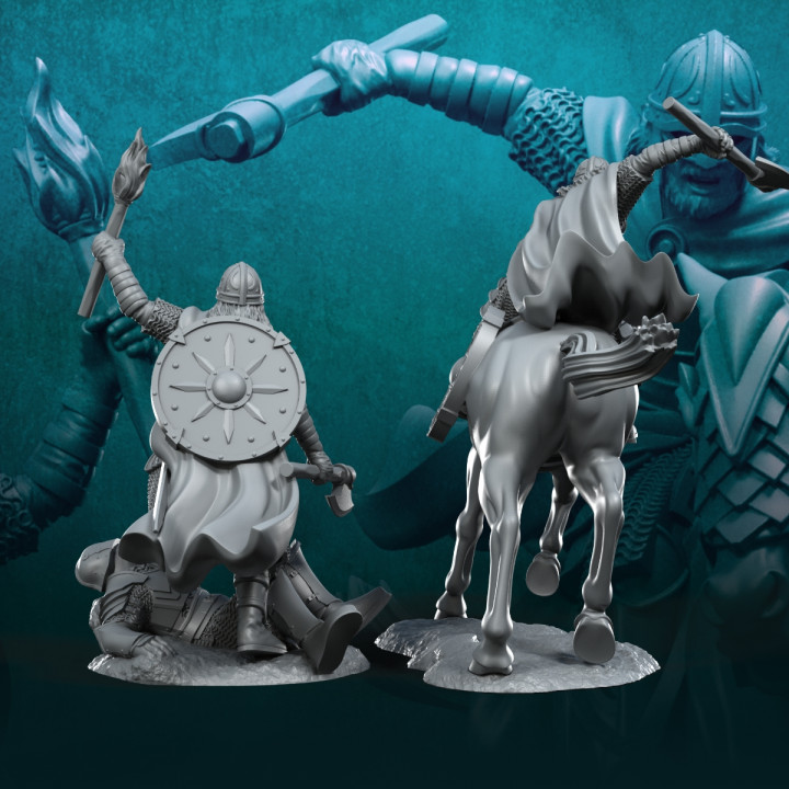 West Humans Captain foot and mounted | West Humans  | Fantasy