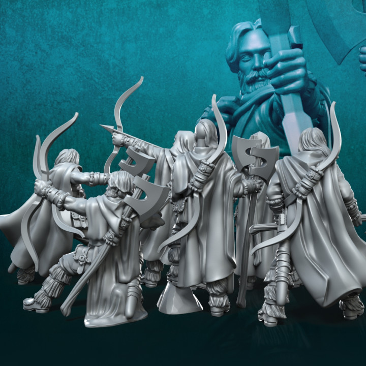 6x Bearmen on foot | Free Forest | Fantasy