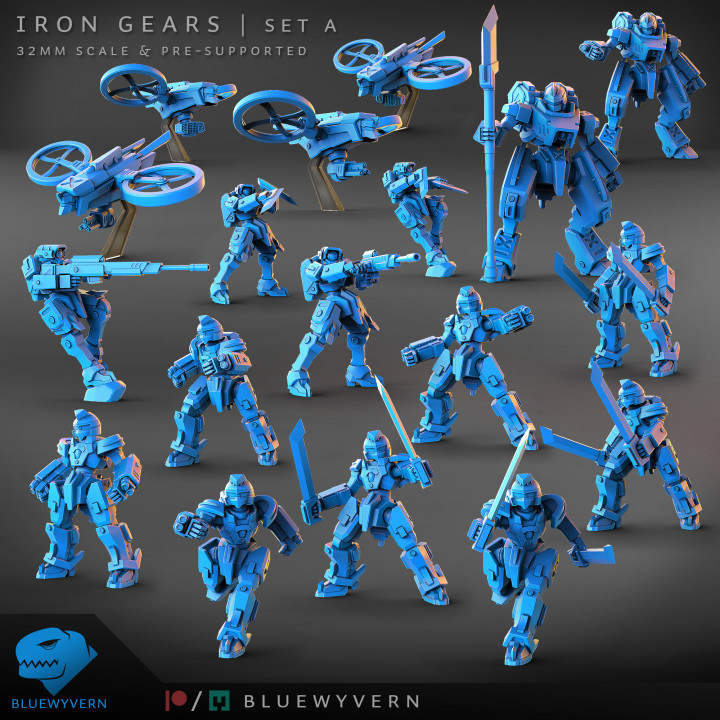 Iron Gears - Complete Set A (Modular) image
