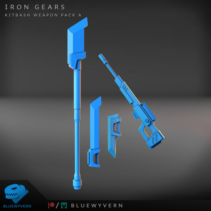 Iron Gears - Kitbash Weapon Pack A image