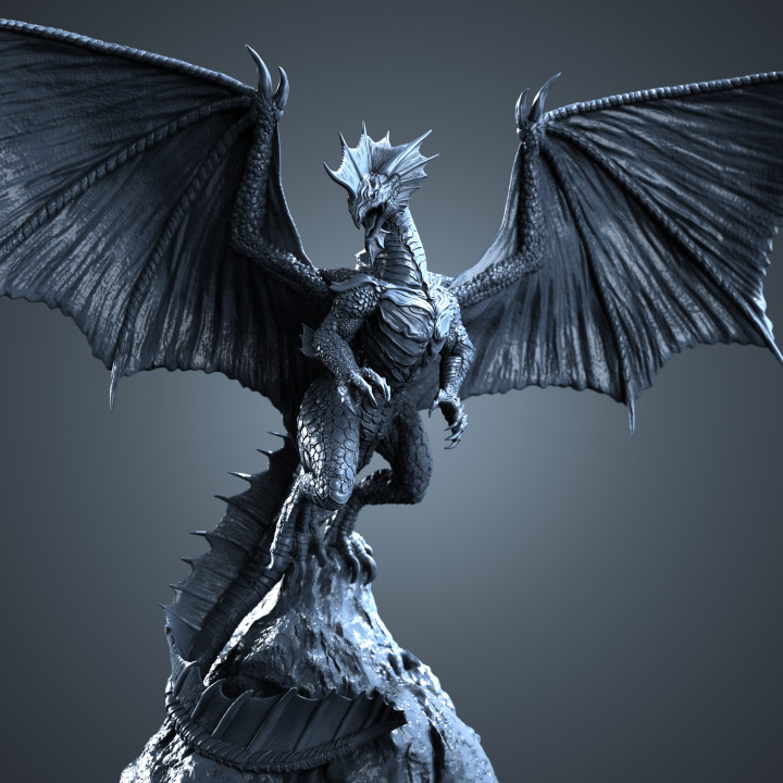 Adult Silver Dragon image