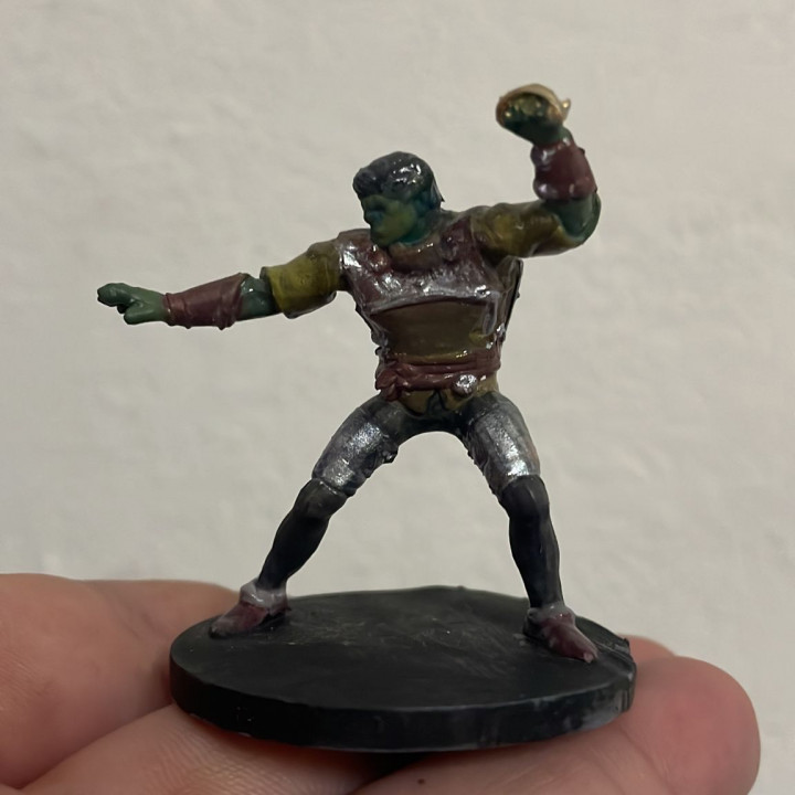 Half orc whit Sword/Brass Knuckles image